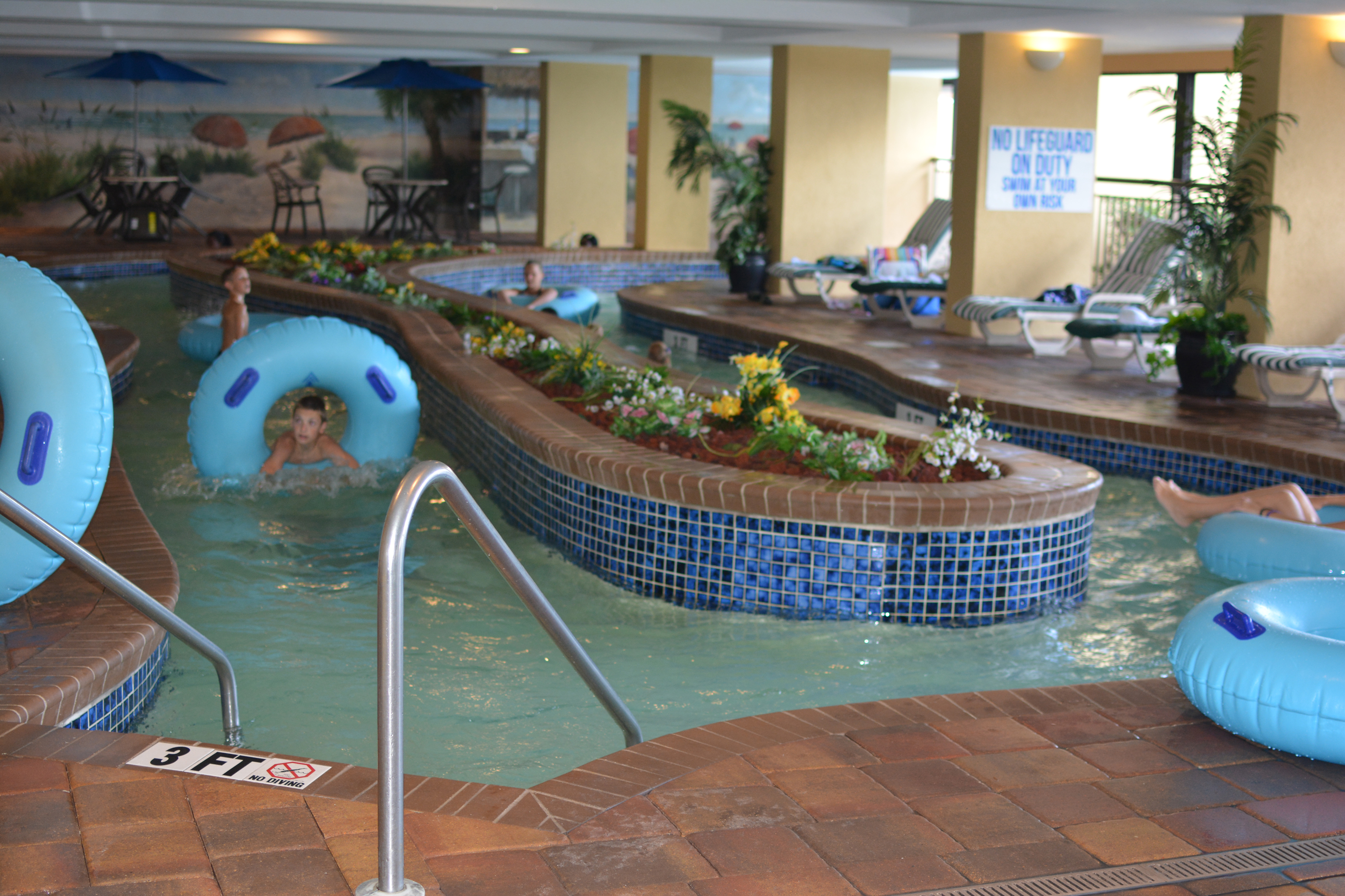Holiday Pavilion Oceanfront Resort Family Vacation Rental Condo - Indoor Lazy River Pool, one of 5 Pools!
