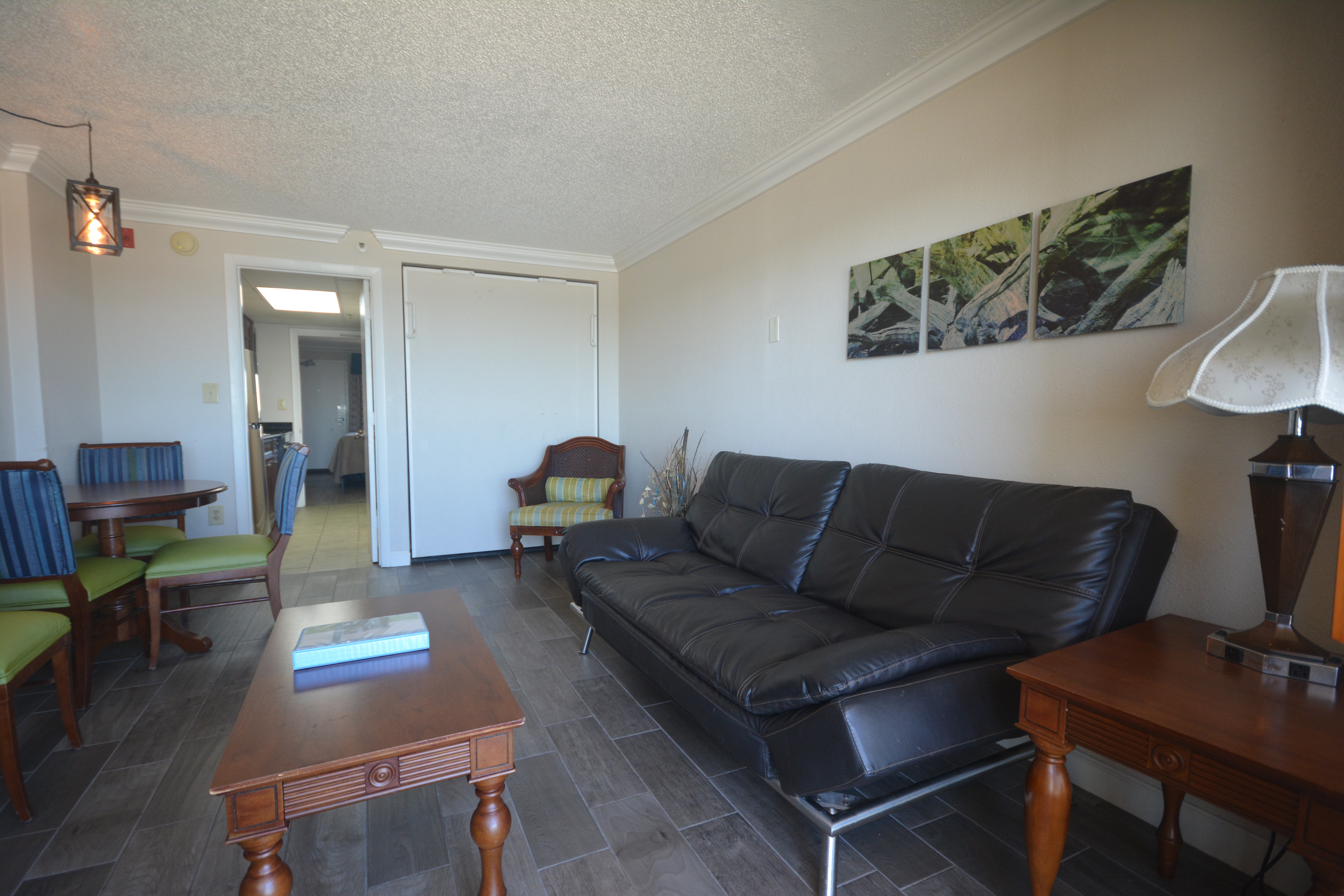 Holiday Inn at the Pavilion - living area overlooking the beach, the pier & the boardwalk