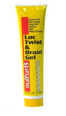 Sulfur8 Loc Twist & Braid Gel - 6oz tube