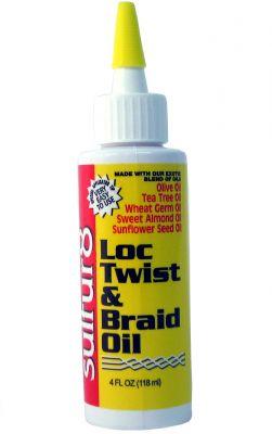 Sulfur8 Loc Twist & Braid Oil - 4oz bottle