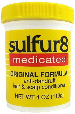 sulfur8 medicated ORIGINAL FORMULA scalp conditioner - 4oz yellow jar