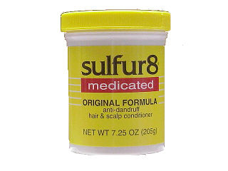 sulfur8 medicated ORIGINAL FORMULA scalp conditioner - 7.25 oz - yellow jar