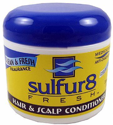 Sulfur8 FRESH hair and scalp conditioner - 3.8oz jar