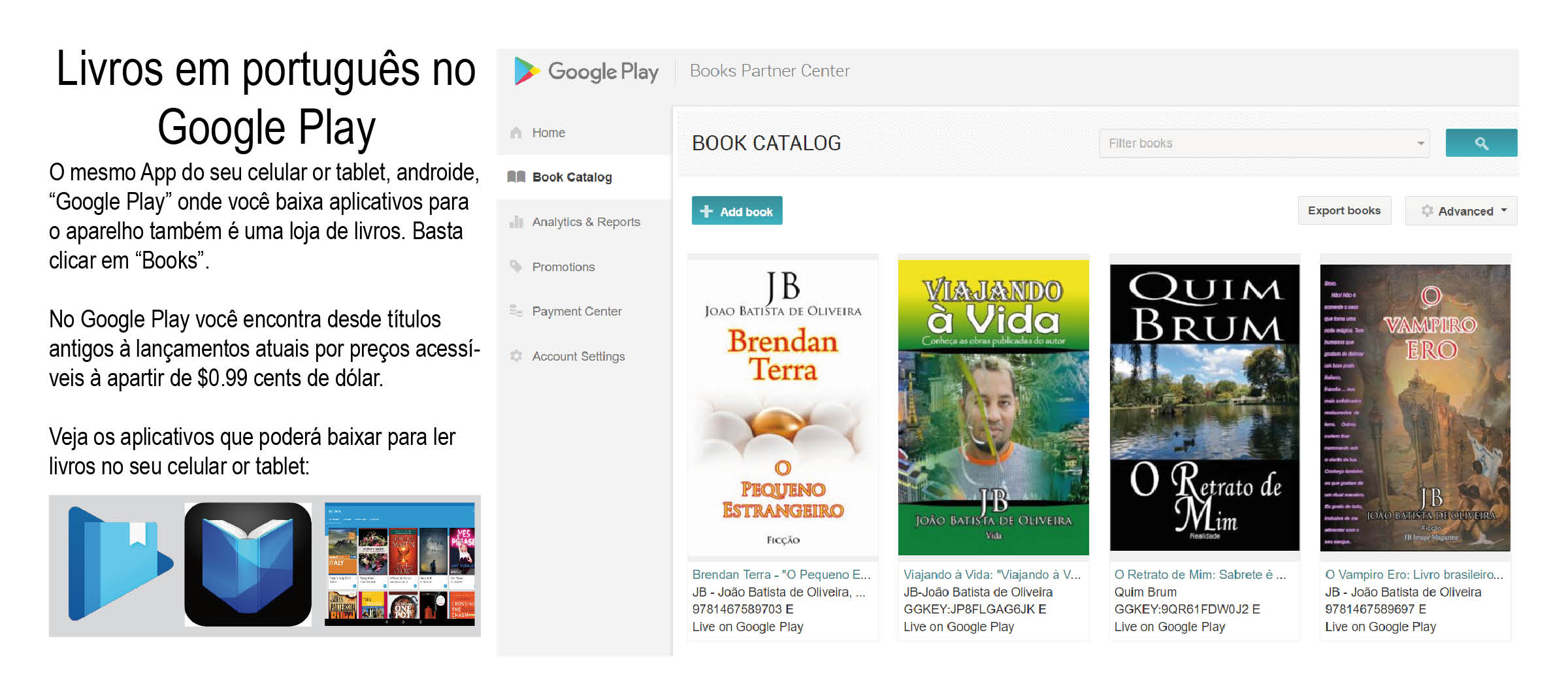 livros brasileiros google