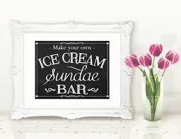 Ice Cream Sundae Bar