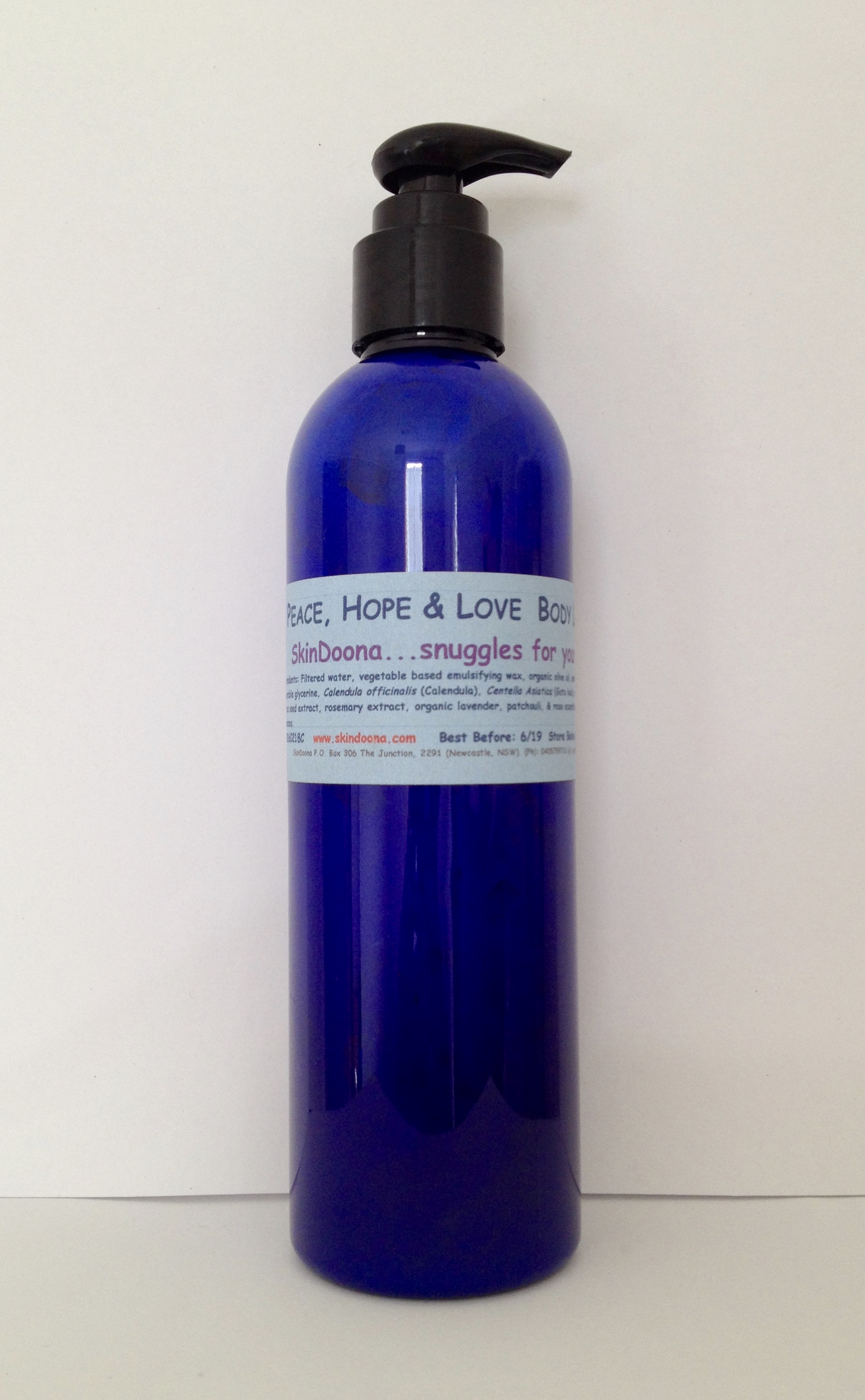 Body Lotion - Peace, Hope & Love - 240mL Pump bottle