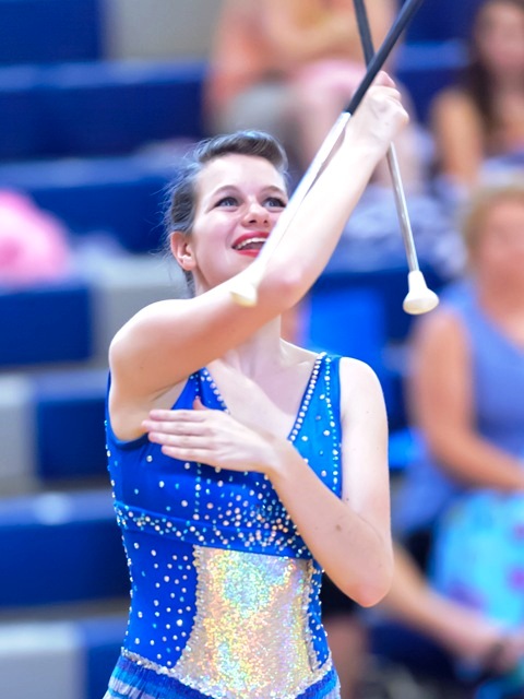 The 2013-2014 TCU Feature Twirler, Kristin Baker, performs her 2-Baton routine at the 2013 Texas State Miss Majorette and Twirling Champions held in Boerne, Texas.