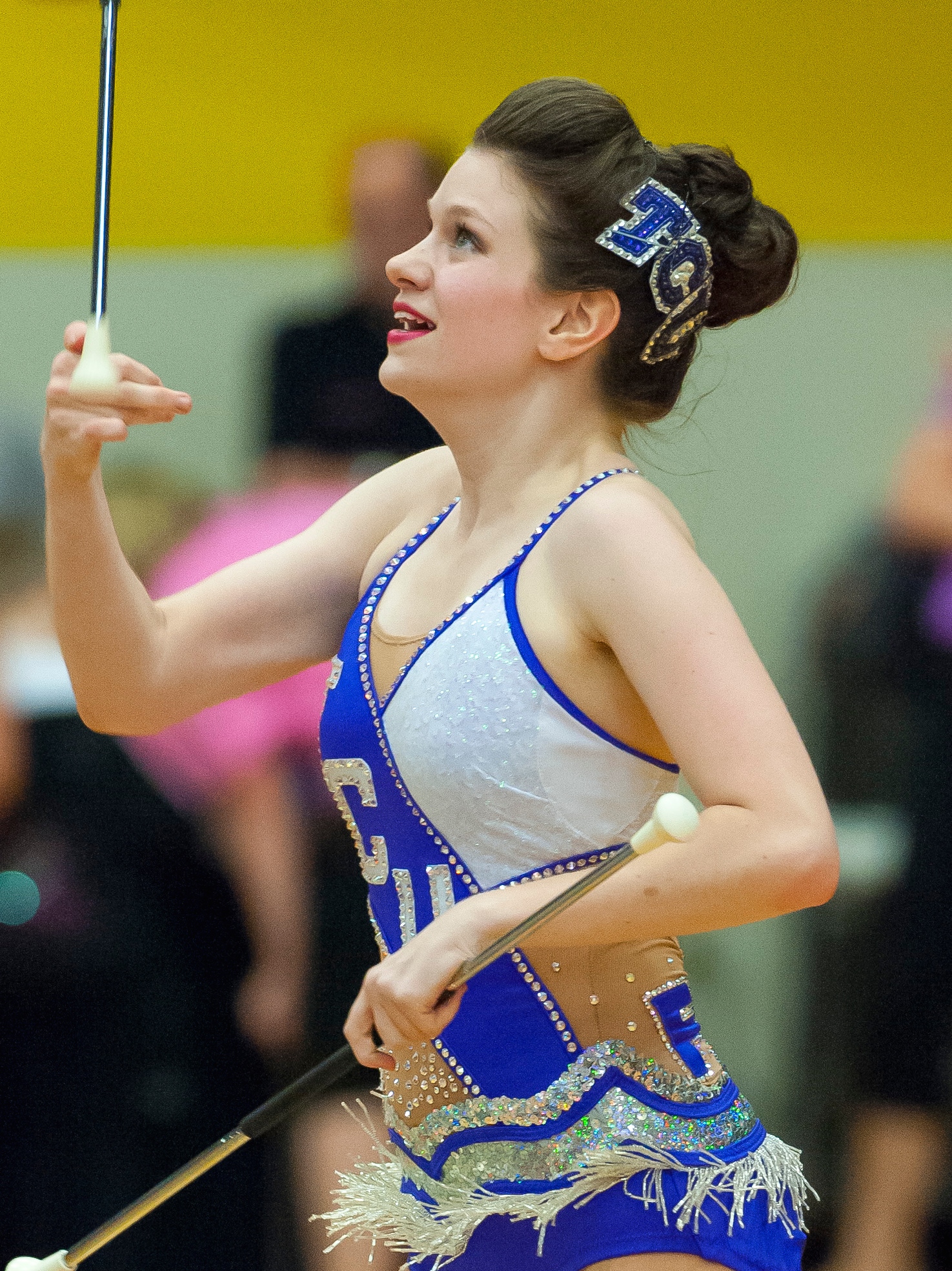 TCU Feature Baton Twirler Kristin Baker