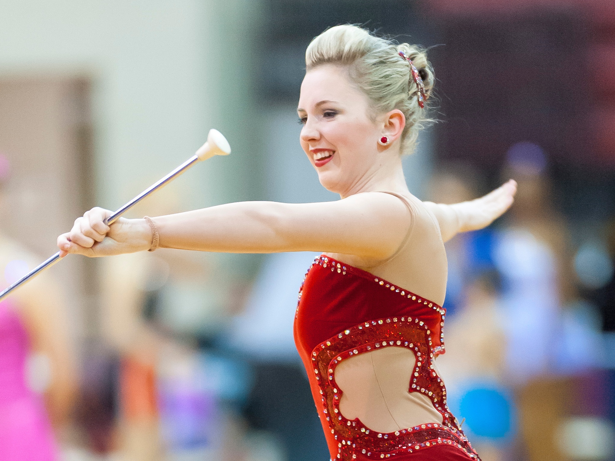 Feature Baton Twirler Megan Norton