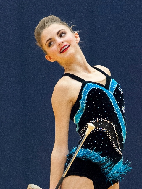 Lindsay Richards Feature Twirler College Park high school baton twirler twirling