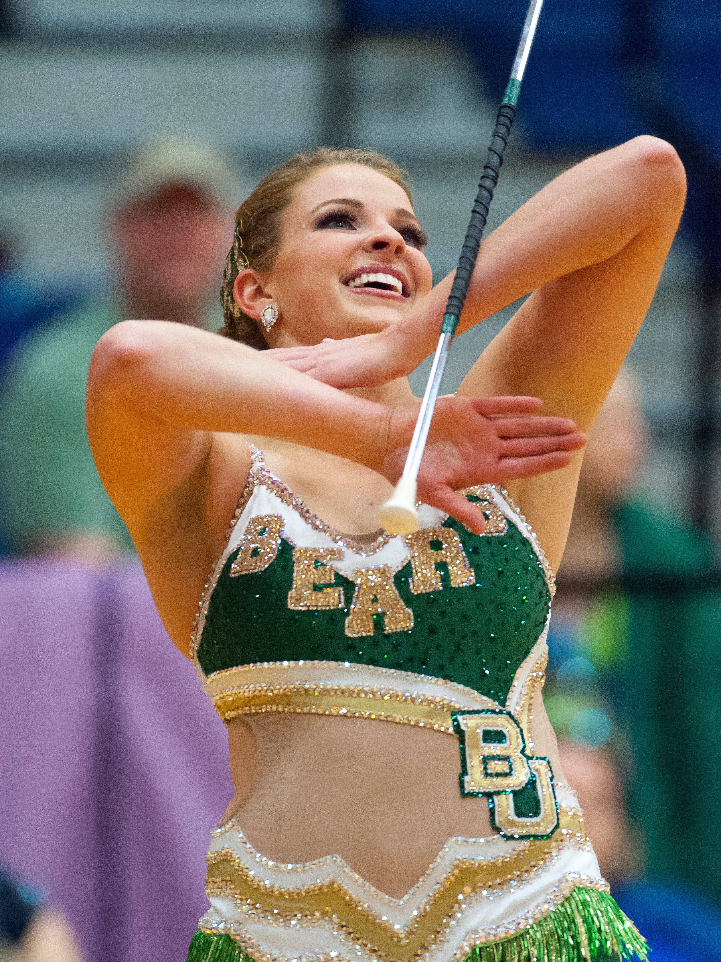 Baylor Feature Twirler Caroline Carothers