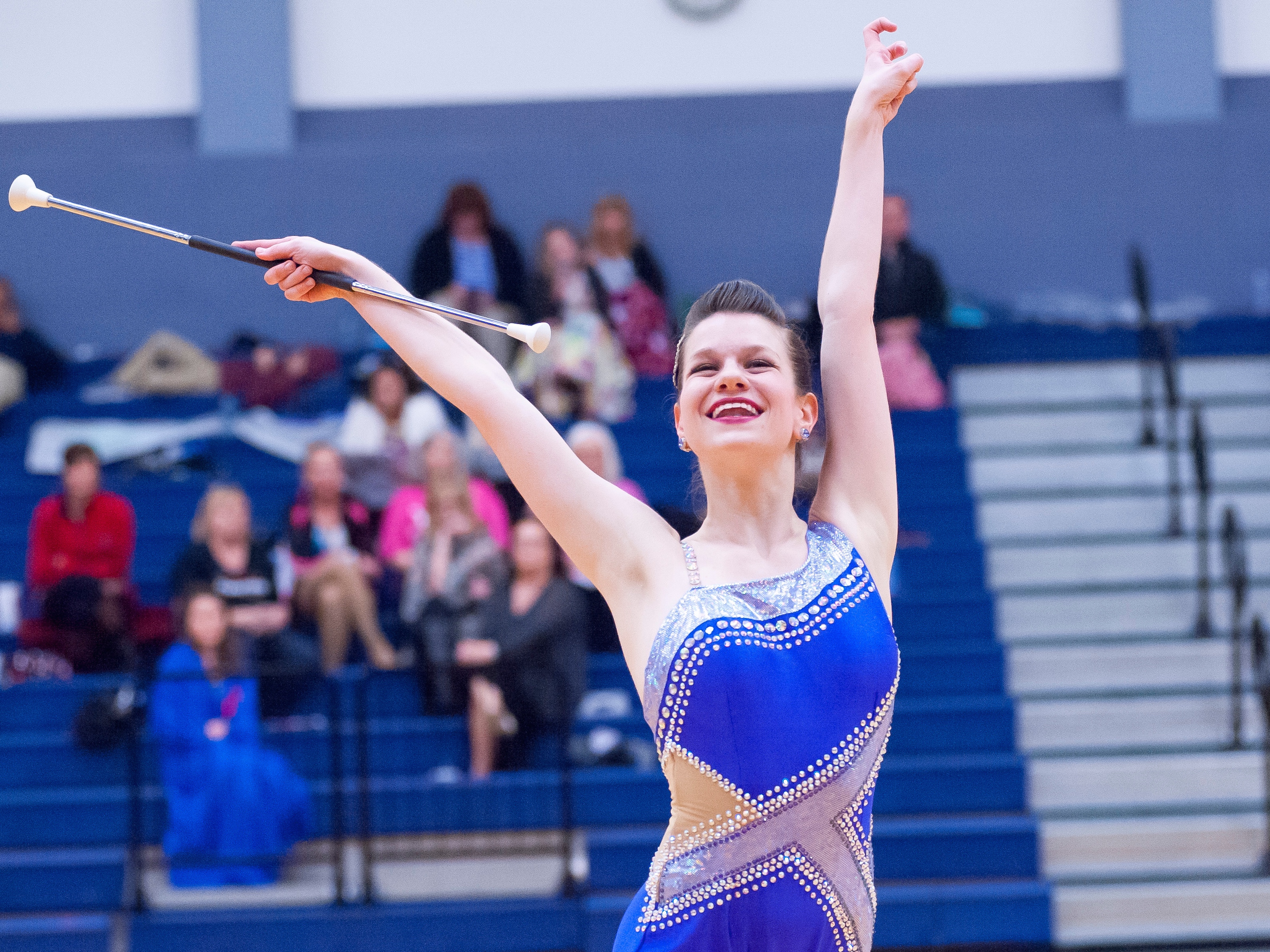 Kristin Baker TCU Feature Twirler