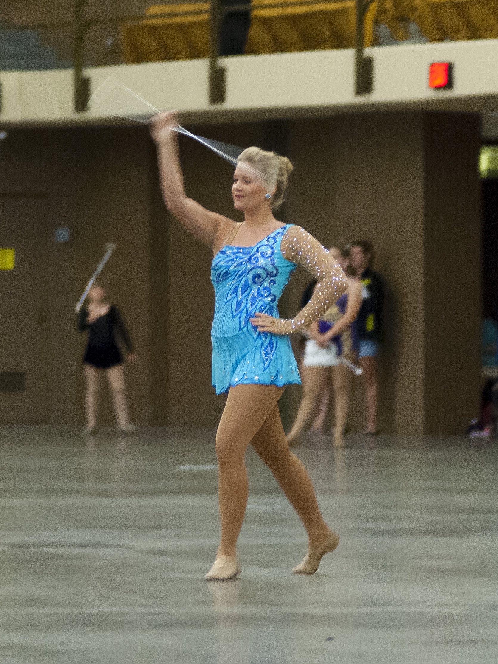 Feature Baton Twirler Cari McCoy