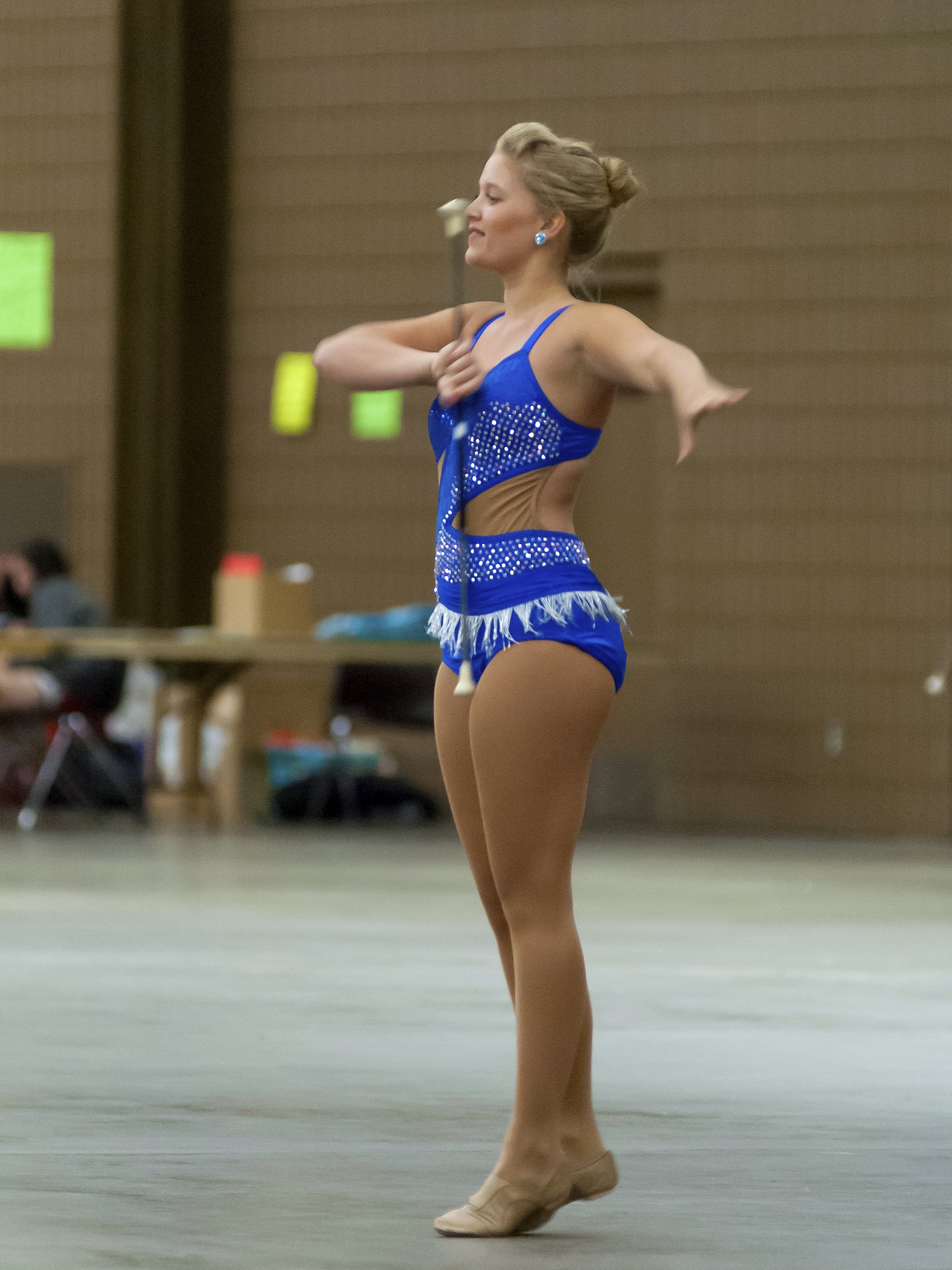 Feature Baton Twirler Cari McCoy