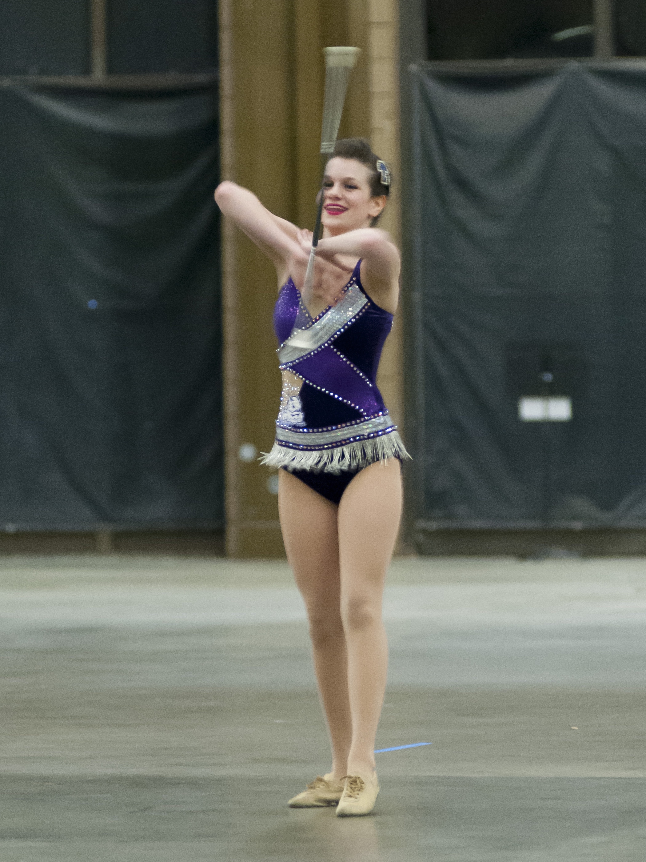 Kristin Baker TCU Feature Twirler