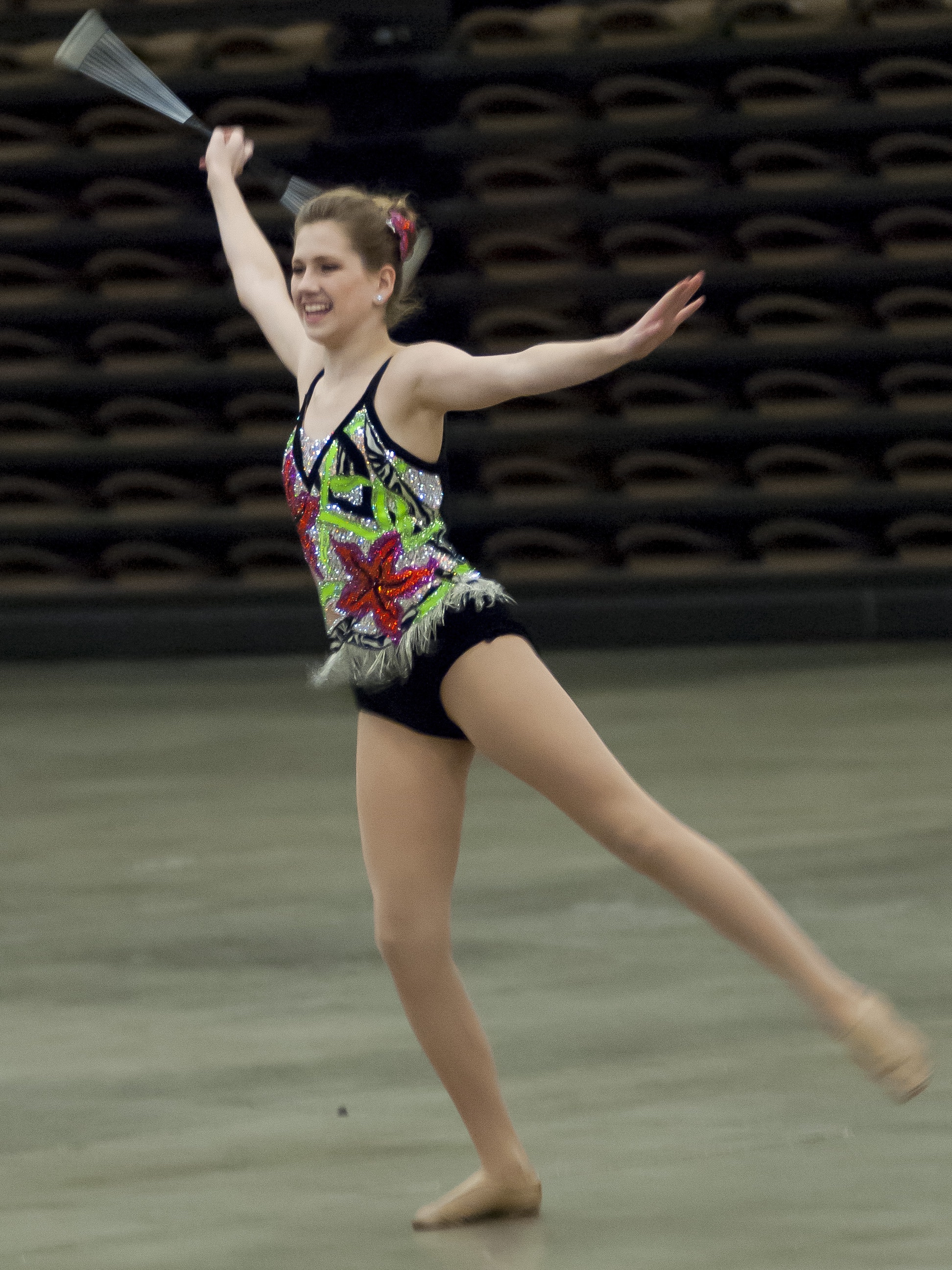 Rachel Hutchinson Feature Baton Twirler