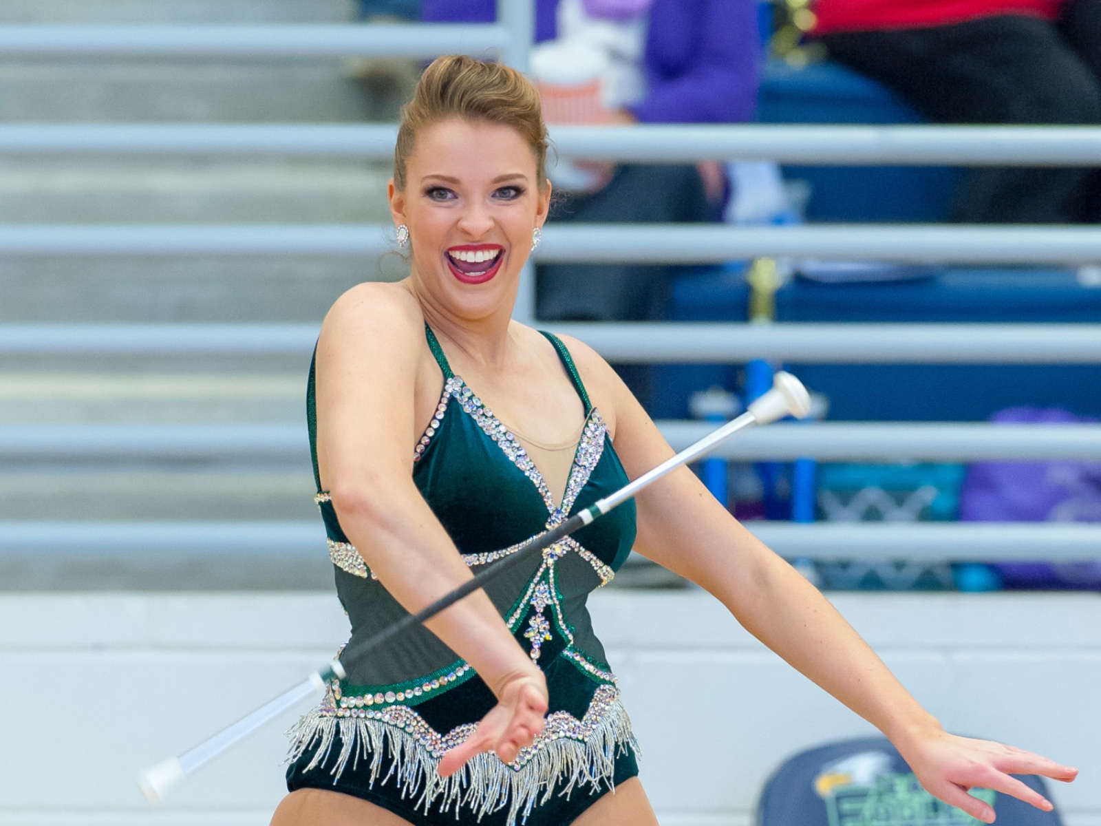 Baylor Feature Twirler Caroline Carothers