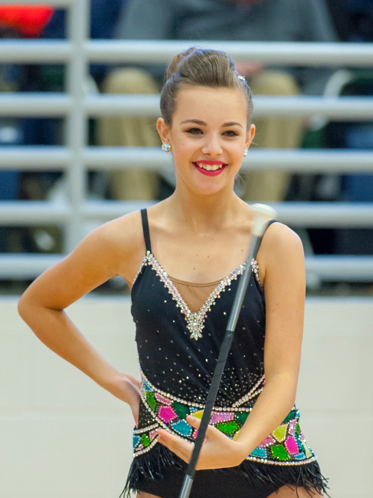 Emma Newsoroff College Park High School Feature Baton Twirler.