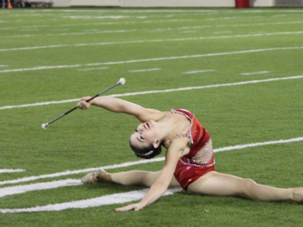 Emily Perkins OU Feature Baton Twirler