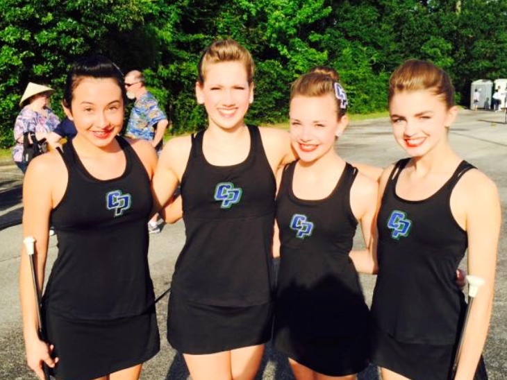 Mickeys Majorettes Feature Baton Twirlers