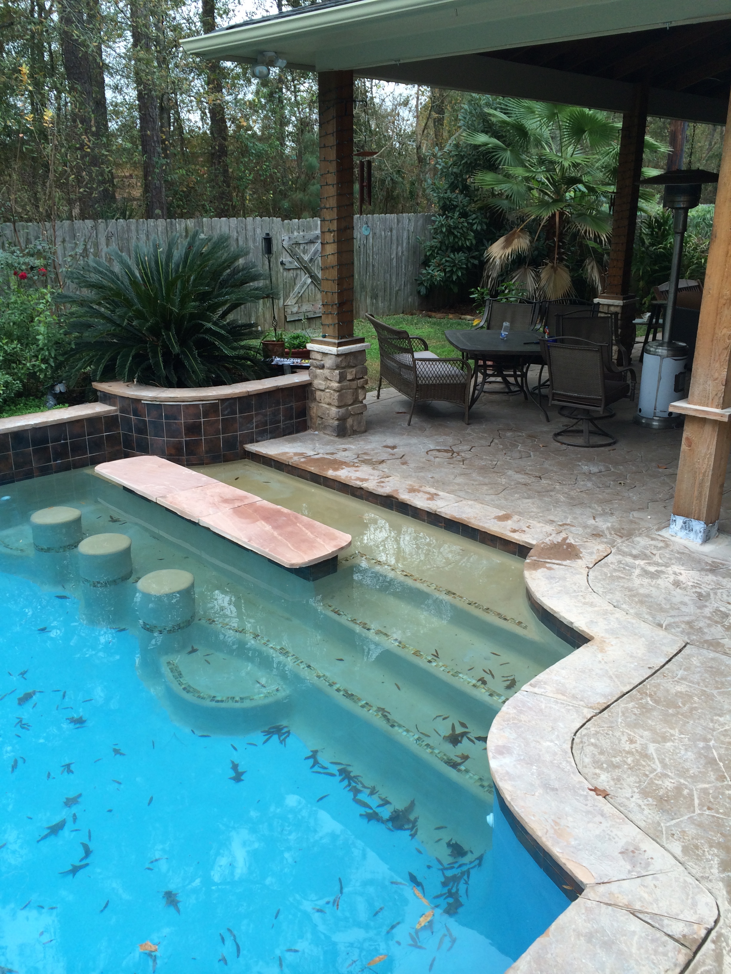 swimming pool barstools