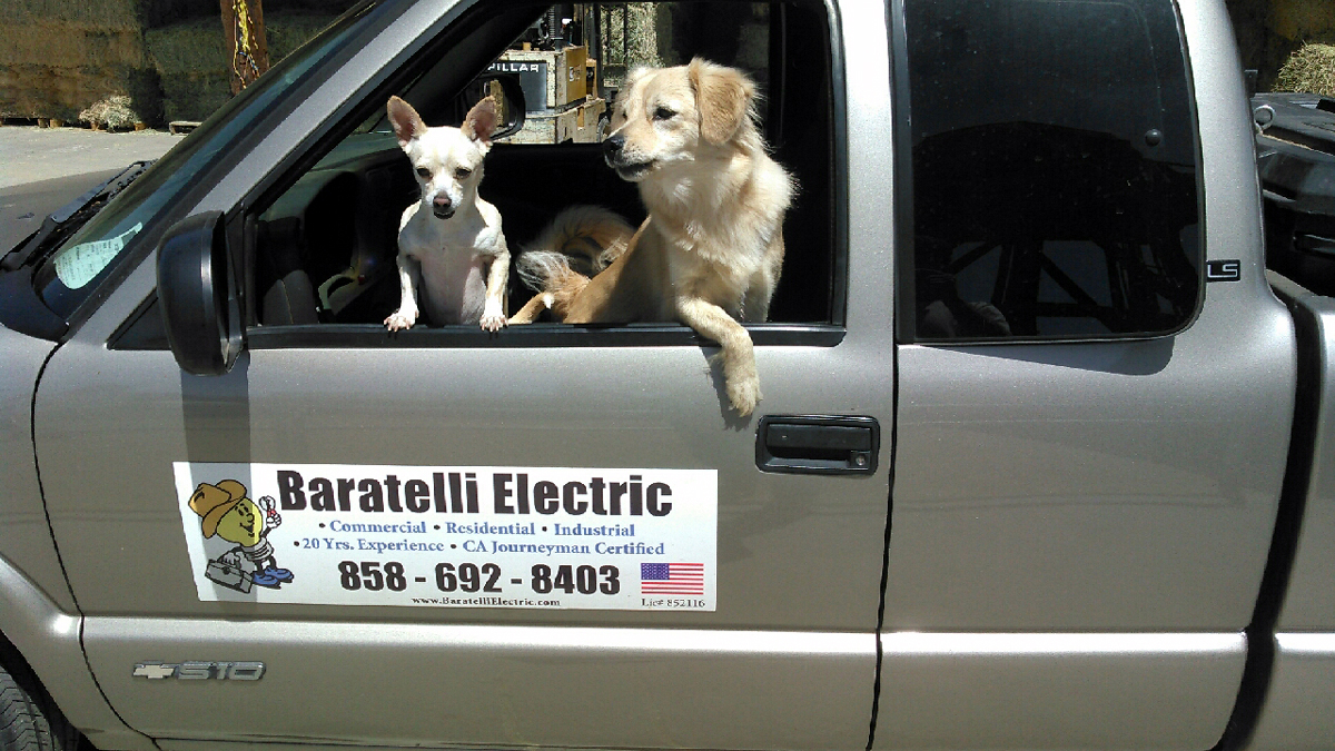 Poway Electrician Dogs Baratelli Electric