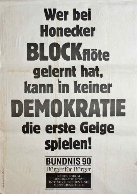 Blockfloete - Damit war die CDU gemeint...