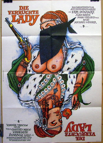 DDR Theaterplakat: Die Verruchte Lady