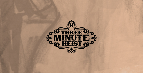 three minute heist logo