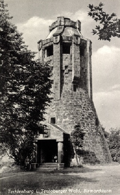 Tecklenburg - Bismarck-Turm und Denkmal - Postkarten
