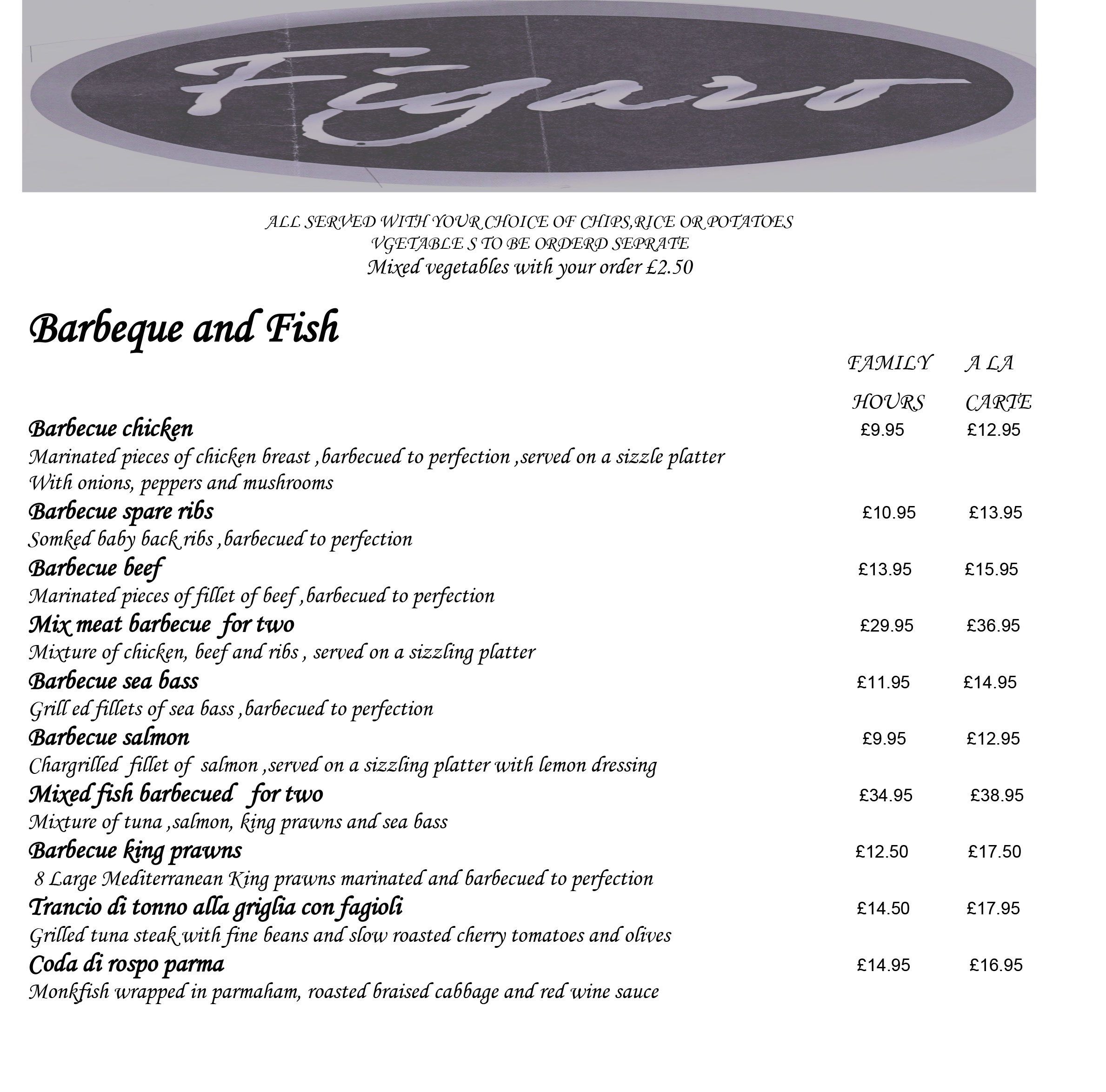 Figaro Menu Page 4