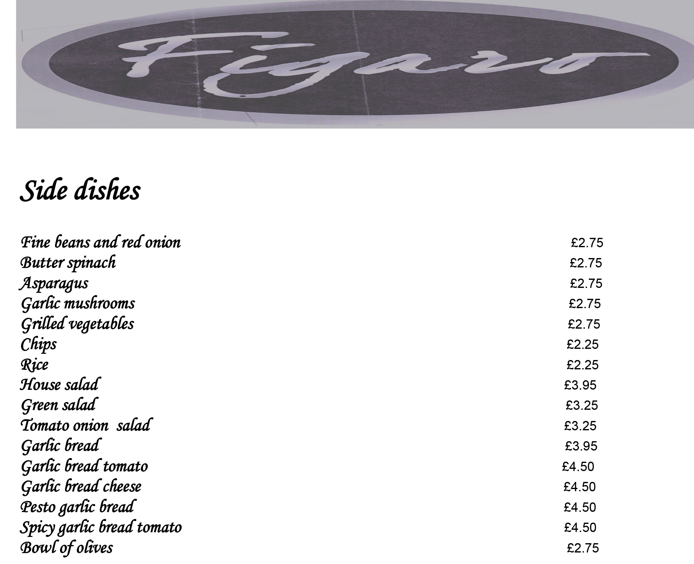 Figaro Menu Page 8